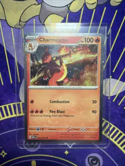 Charmeleon 005/165 *DOUBLE SWIRL* Paldean Fates Cosmos Holo Rare Pokemon NM/M - Image 5