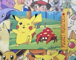 Pokemon Charizard Vintage Pocket Monsters Vending HOLO Prism Sticker 99 Nintendo - Image 4