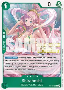 NM-Mint, English One Piece Shirahoshi (Judge Pack Vol. 7) - OP11-030 - R - Foil - Image 1