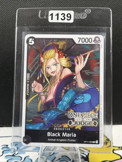 Black Maria (Judge Pack Vol. 7) OP11-089 One Piece Promotion Cards Foil (1139) - Image 1