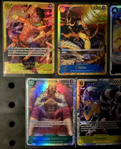 ONE PIECE CCG ACE & KAIDO SEC RARES + 3 SRs W/ EB03 PERONA NM+ - Image 2