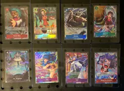 ONE PIECE CCG LOT OF 8 FROM BEST SELECTION VOL. 3 ENGLISH ALL NM+ - Image 1