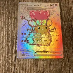 Pokemon Dedenne EX TCG Scarlet & Violet Paldea Evolved Holo Card 239/193 - Image 2