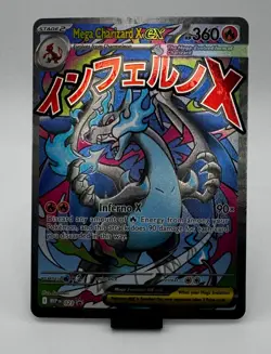 Pokemon Mega Charizard X EX Full Art #023 Charizard UPC Promo Card - Image 1