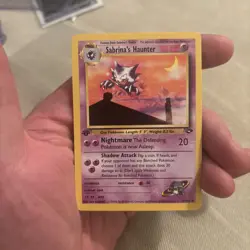 Sabrina's Haunter 55/132 Uncommon 1st Edition Gym Challenge Card FREE SHIP - Image 1