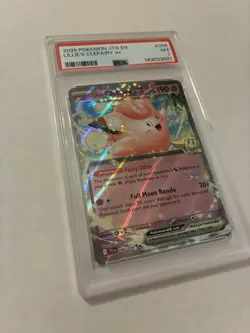 2025 Pokemon Lillie’s Clefairy EX #56/159 PSA 7 Journey Together Card ✨ - Image 2