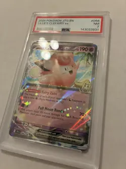 2025 Pokemon Lillie’s Clefairy EX #56/159 PSA 7 Journey Together Card ✨ - Image 5