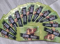 1x MTG Lorwyn Eclipsed Promo Pack Booster SEALED (12 available, Green Top) - Image 1