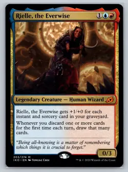 MTG Ikoria: Lair of Behemoths #203 Rielle, the Everwise Mythic Legendary - Image 1