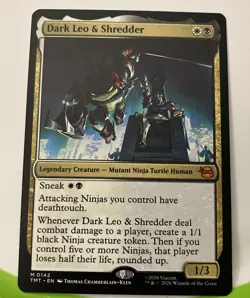 MTG Dark Leo & Shredder, NM-Mint, English Teenage Mutant Ninja Turtles M 0142 - Image 1