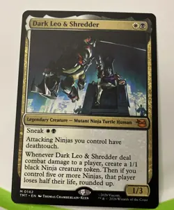 MTG Dark Leo & Shredder, NM-Mint, English Teenage Mutant Ninja Turtles M 0142 - Image 2