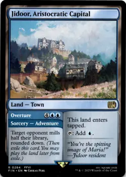 MTG Jidoor, Aristocratic Capital Normal NM FINAL FANTASY Magic 284 - Image 1
