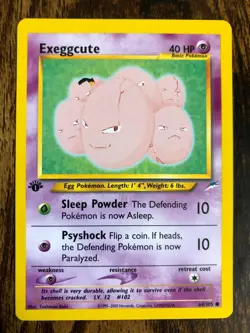 1st Edition Exeggcute 64/105 - Neo Destiny - NM Pokemon - Image 1