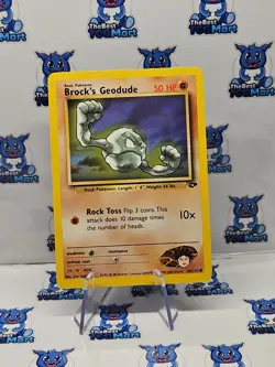 Brock's Geodude 68/132 Pokemon Gym Challenge LP - Image 1