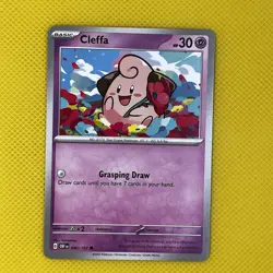 Cleffa 080/197 Obsidian Flames scarlet & Violet Pokemon Card NM - Image 1