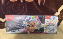 Pokemon TCG Sam's Club Prismatic Evolutions Surprise Box & Booster Bundle New - Image 1