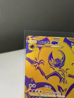 Pokemon TCG - Lunala GX - Hidden Fates SM103a Black Star Promo Gold Full Art - Image 2