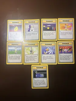 Base Set Pokemon Trainer Lot 72/102 73/102 74/102 75/102 76/102 77/102 78 79 80 - Image 1
