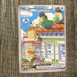 Pokemon Squawkabilly ex 264/193 Special Illustration Rare Paldea Evolved FA - NM - Image 1