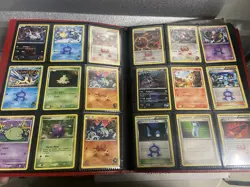 Pokemon TCG Binder Card Collection Lot Vintage English C/UC LP-DMG Lot 1D - Image 2