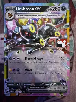 Umbreon Ex - 060/131 Prismatic Evolution Play! Pokemon Prize Pack Series 7 Stamp - Image 1