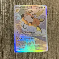 Pokemon TCG - Raichu - 211/193 Paldea Evolved - Illustration Rare Full Art Holo - Image 1