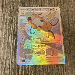 Pokemon TCG - Raichu - 211/193 Paldea Evolved - Illustration Rare Full Art Holo - Image 2