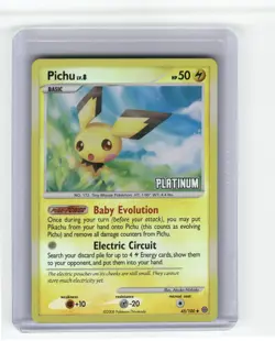 Pichu Burger King Promos Promo,Reverse Holo Pokemon Near Mint or Better - Image 1