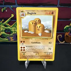 Pokemon TCG Dugtrio #19/102 SPANISH Rare Base Set - Image 1