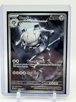 Pokemon TCG: Steelix 150/132 Me01: Mega Evolution Holo NM - Image 1