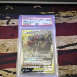 Pokemon Unified Minds Umbreon & Darkrai GX 125/236 Ultra Rare Holo PSA 8 - Image 1