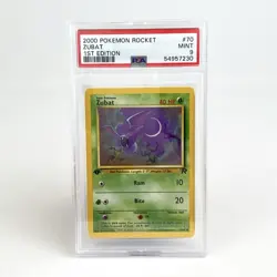 2000 Pokemon Zubat 1st Edition Team Rocket #70 - PSA 9 MINT - Image 1