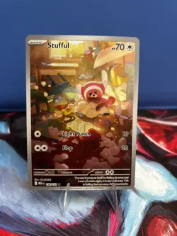 2025 Pokemon Mega Evolution Stufful Illustration Rare #154/132 - Image 1
