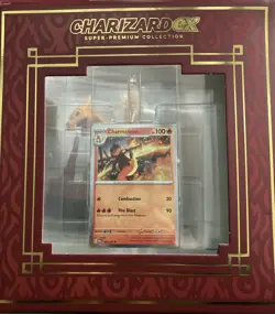 4 Sets Of Charizard Ex Super Premium Collection Box Figure, Promo Cards No Packs - Image 2