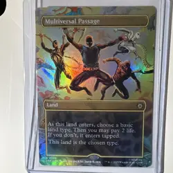 MTG - Multiverse Passage FOIL 206 - Borderless - Spiderman - Image 1