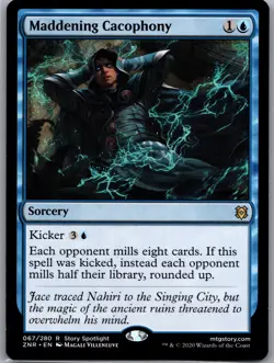 Maddening Cacophony R Zendikar Rising 67 NM Normal - Image 1