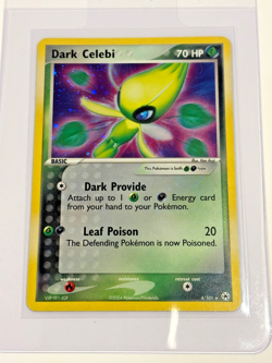 Pokemon Dark Celebi EX Hidden Legends 4/101 Holo Rare - Image 1