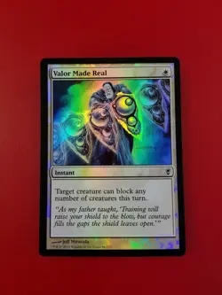 1x Valor Made Real | FOIL | Conspiracy | MTG Magic Cards - Image 3