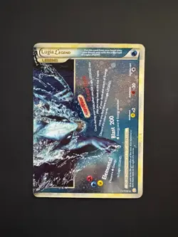 Lugia LEGEND 114/123 Pokemon HeartGold & SoulSilver Moderately Played (MP) 2010 - Image 1