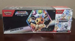 Pokemon Prismatic Evolutions Surprise Box And Booster Bundle Sealed - Image 1