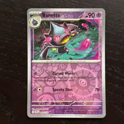 Banette 060/159 Pokemon Journey Together SV09 Reverse Holo Uncommon NM - Image 1