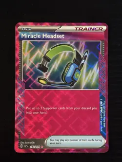 Pokemon TCG - Miracle Headset - 183/191 - Surging Sparks - NM ACE SPEC Rare - Image 1