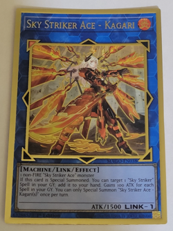 Yu-Gi-oh Sky Striker Ace - Kagari Gold Rare 1st Ed MAGO-EN038 NM - Image 1