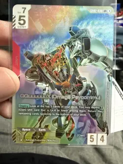 Gundam GQuuuuuuX GD02-038 LR++ Super Parallel Gundam Card Game English NM - Image 3