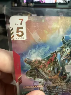 Gundam GQuuuuuuX GD02-038 LR++ Super Parallel Gundam Card Game English NM - Image 5