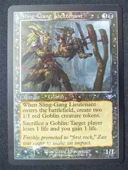 Sling-Gang Lieutenant Retro Foil - MH1 - Mtg Card #1NR - Image 1
