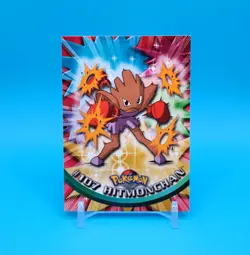 Pokemon Card - Hitmonchan #107 - Topps Series 2 - Blue Logo - Image 1