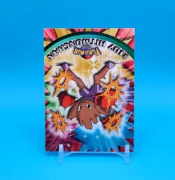 Pokemon Card - Hitmonchan #107 - Topps Series 2 - Blue Logo - Image 2