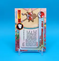 Pokemon Card - Hitmonchan #107 - Topps Series 2 - Blue Logo - Image 3
