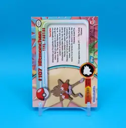 Pokemon Card - Hitmonchan #107 - Topps Series 2 - Blue Logo - Image 4